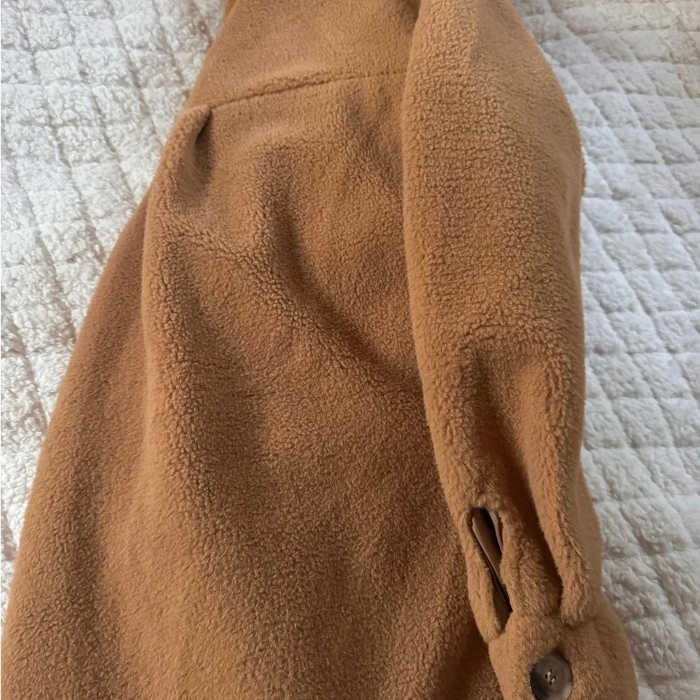 C&C California Teddy Sherpa Coat – Camel Brown – Longline - Picture 8 of 8